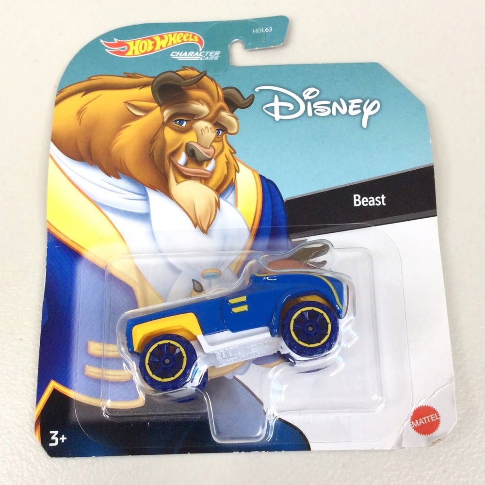 Hot Wheels Disney Beauty and the Beast Beast Character Car Diecast HDL63 NEW